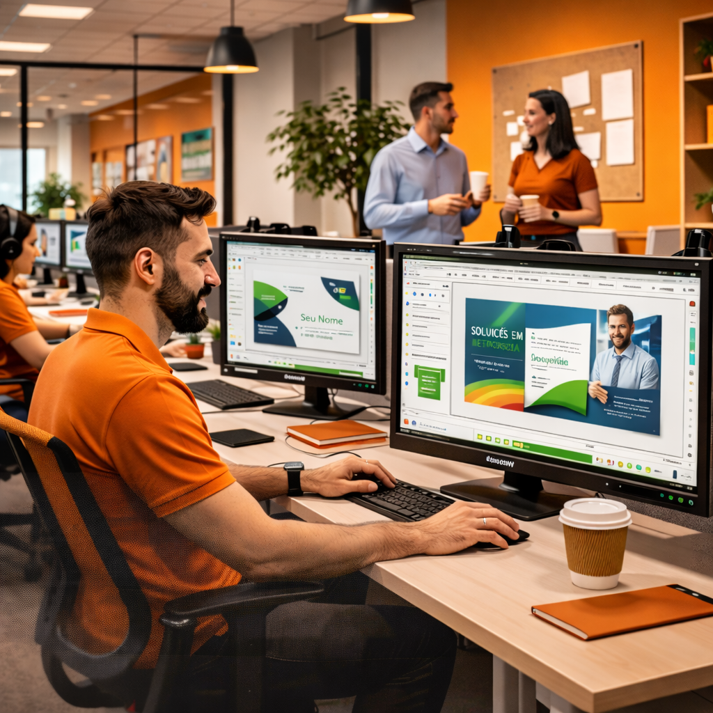 Pessoas avaliando impressos